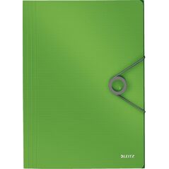 Leitz TECZKA Z GUMKĄ LEITZ SOLID A4 PP ZIELONA (45631050) 1466834 4002432114733