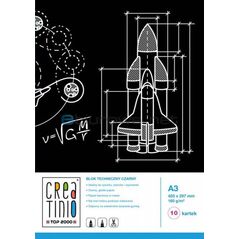 TOP-2000 Blok techniczny A3 10k czarny 1467981 5904017326328