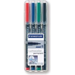Staedtler FOLIOPIS STAEDTLER LUMOCOLOR B 4SZT - S314WP4 1473866 4007817304297