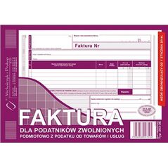 Michalczyk & Prokop D FAKTURA A5 2SKŁ.ZWOL.VAT 203-3E POZ. DRUK - 203-3E 1475345 5906858027594