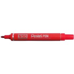 MARKER PENTEL N50 OKR.KOŃ.B/CZERWONY MARKER PERMANENTNY - N50B 1477174 4902506077998