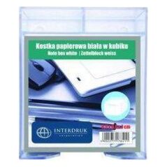 Interdruk Kostka papierowa biała 85x85x70 mm w kubiku (162911) 1477832 5902277178411