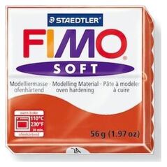 Staedtler Masa Fimo Soft 56g 24 czerwony (185277) 1487408 4006608809492