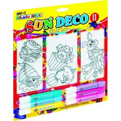 Amos Farby witrażowe Sun Deco II 6 kolorów (134305) 1501017 5903364231699