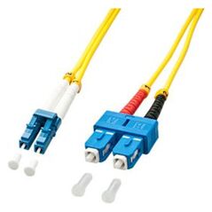 Lindy Patchcord światłowodowy LC - SC, 9/125, Singlemode, 3m (47472) 1516722 4002888474726