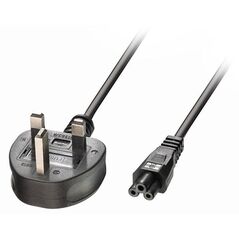 Kabel zasilający Lindy UK - C5, 2m, czarny (30409) 1516724 4002888304092