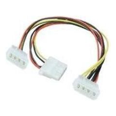 Lindy Molex - Molex x2, 0.25m, Wielokolorowy (33126) 1516726 4002888331265