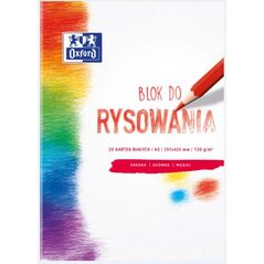 Oxford Blok rysunkowy A3 20k biały 1571480 5904017072447