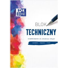 Oxford Blok techniczny A3 10k biały 1571482 5904017324447