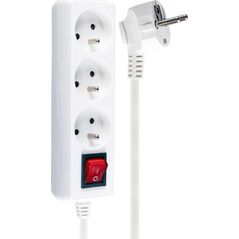 Listwa zasilająca Libox 3 gniazda 1.5 m biała (LB0081-1,5) 1636938 5902689074035