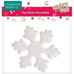 Craft with Fun Ozdoba świąteczna - styropianowy płatek śniegu (NP 113) 1642915 5902643641860