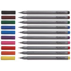 Faber-Castell Cienkopis Grip, śliwkowy (151634) 1678935 4005401516347