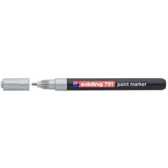 Edding Marker lakierowy, okrągła końcówka 1-2MM srebrny (791/054/S ED) 1744218 4004764837892
