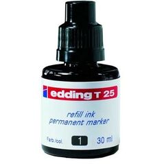 Edding Tusz do markerów permanentnych 30ML czarny (T25/001/C ED) 1744361 4004764023868