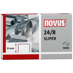 Novus Zszywki 24/8 super x 1000 (040-0038 NO) 1747511 4009729003695