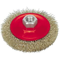 Vorel Szczotka tarczowy z gwintem drut karbowany 100mm 06972 3016383 5906083069727