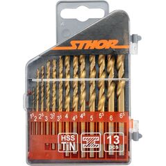 Wiertło Vorel do metalu tytanowe walcowe 1,5 2 4,5 4 5,5 5 4,8 3 2,5 3,5 6 3,2 6,5mm zestaw (22300) 3016938 5906083223006