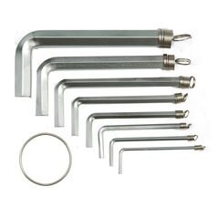 Vorel Zestaw kluczy imbusowych hex typ L 1,5-10mm 10szt. (56391) 3017906 5906083563911