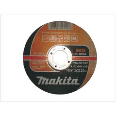 Makita Tarcza do cięcia stali nierdzewnej INOX 125x22,2x1,2mm (D-18770) 3020503 88381205115
