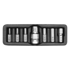Yato Końcówki wkrętakowe Hex H4-H-12x30mm 7szt. (YT-0412) 3021580 5906083904127