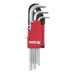 Yato Zestaw kluczy imbusowych hex typ L 2-10mm 9szt. (YT-0502) 3021632 5906083905025