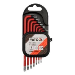 Yato Zestaw kluczy trzpieniowych torx typ L T9-T30 7szt. (YT-0562) 3029583 5906083905629