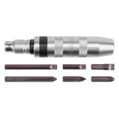 Yato Wkrętak udarowy metalowy z wymiennymi końcówkami 6szt. (YT-2801) 3029967 5906083928017