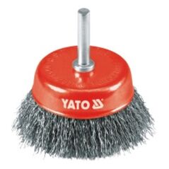 Yato Szczotka czołowa z trzpieniem drut Inox 75mm (YT-4751) 3030237 5906083947513