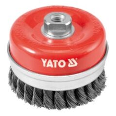 Yato Szczotka czołowa z gwintem drut splatany 100mm YT-4769 3030249 5906083947698