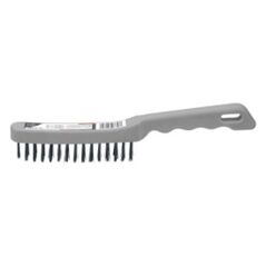 Yato Szczotka druciana 4-rzędowa drut stalowy rękojeść plastikowa YT-6354 3030384 5906083963544