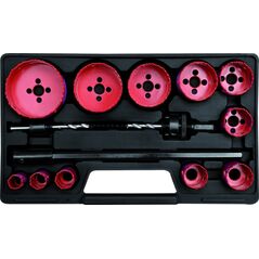 Yato Zestaw otwornic uniwersalnych 19-76mm 15 części (YT-3381) 3033805 5906083933813