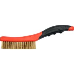Yato Szczotka druciana 4-rzędowa drut mosiężny rękojeść plastikowa 260mm (YT-6344) 3037976 5906083963445