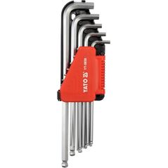 Yato Zestaw kluczy imbusowych hex typ L 1/16-3/8" z kulką 12szt. (YT-5838) 3043775 2000001599945