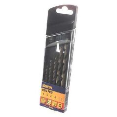 Wiertło Irwin do metalu HSS walcowe 4 5 6 10 8mm zestaw (10502499) 3073534 5709131282457