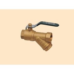 Hydroland Zawór kulowy wodny TYTAN 1" z filtrem - ZKWF-25-WW 3078190 5900308734346