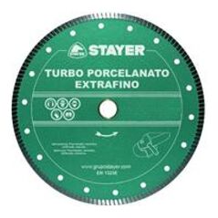 Stayer Tarcza diamentowa 230x22,2mm TURBO PORCELANTE EXTRAFINO - STA-D2330EP 3080514 8427648695191
