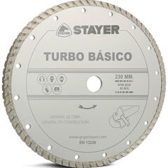 Stayer Tarcza diamentowa 125x22,2mm TURBO BASICO - (STA-D125TB) 3080871 8427648723573