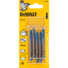 Dewalt Brzeszczoty do wyrzynarek typ T HSS76x50mm 5szt. do metalu DT2161 3098177 5035048033067