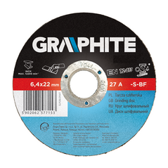 Graphite Tarcza szlifierska do metalu 230x6,4x22,2mm 57H717 3103184 5902062577177