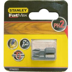 Stanley Końcówki wkrętarskie PH2/25mm 2szt. - STA62021 3104739 5035048372203