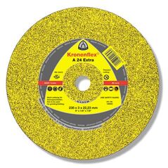 Klingspor Tarcza do szlifowania stali wypukła 125x6x22mm A24 Extra - 45458A 3101742 4014855054589