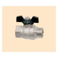 Hydroland Zawór kulowy wodny pełnoprzelotowy z motylkiem i dławikiem 3/4" tytan 3117822 5900308734391