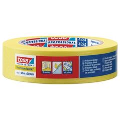 Tesa Taśma malarska precyzyjna cienka 50m 30mm żółta H0433410 3125341 4042448816115