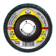 Klingspor Ściernica talerzowa listkowa SMT314 EXTRA 125mm granulacja 80 - 322818 3139339 4014855208937