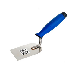 AWTools Kielnia sztukatorska nierdzewna łopatkowa 80mm uchwyt gumowy AW30246 3172848 5902198742616