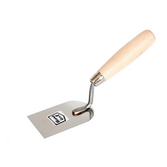AWTools Kielnia sztukatorska nierdzewna łopatkowa 60mm uchwyt drewniany AW30248 3172850 5902198742630