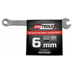 AWTools Klucz płasko-oczkowy 6mm (AW40006) 3172767 5902198743002