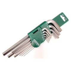 Jonnesway Zestaw kluczy imbusowych hex typ L 1,5-10mm 9szt. (H02SM109S) 3180472 4719152102093