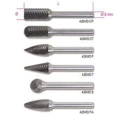 Beta Tools Pilnik obrotowy z węglika spiekanego 12mm (426MD/S12) 3181228 8014230564906