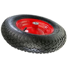 AWTools Koło do taczki pneumatyczne 400 felga metal łożysko oś (AW00001) 3184209 5902198740384